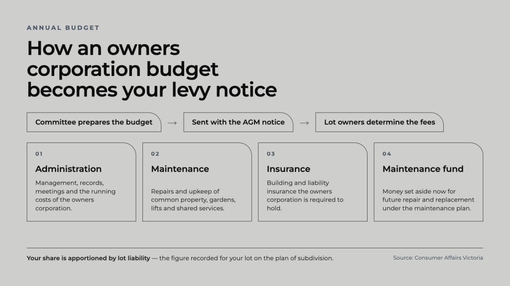 Owners Corporation Budgets and Levies in Victoria: How They Are Set